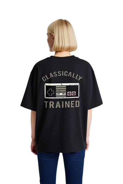 PayBuy Classic Game Nostalgia Printed Women's Oversize T-Shirt