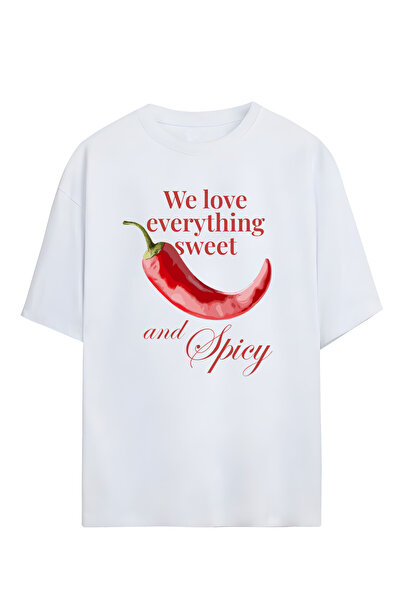 STİL-X Cool Life Printed Unisex 100% Cotton Oversize T-Shirt