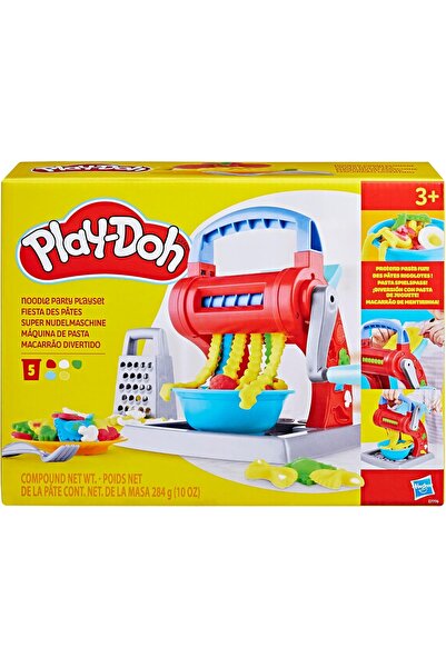 PLAY-DOH PLAYSET Play-Doh Kitchen Creations Noodle Party Playset for Kids 3 Y...