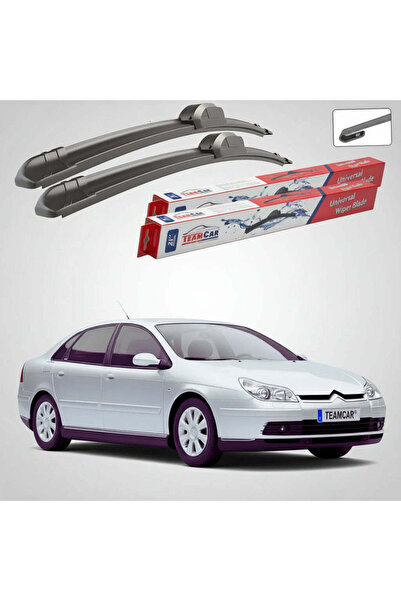TEAMCAR Wipers Citroën C5 Gen 1 (DC) Hatchback 2003-2004 | Front Set Flat – T...