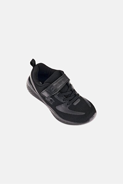 Starter Kids Boy Velcro Closure Walking Shoes, Black