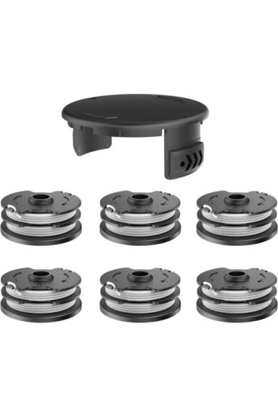 STARSTAR Replacement spools for Parkside PRT 550 A1/B2/C3 (6 spools + cap)