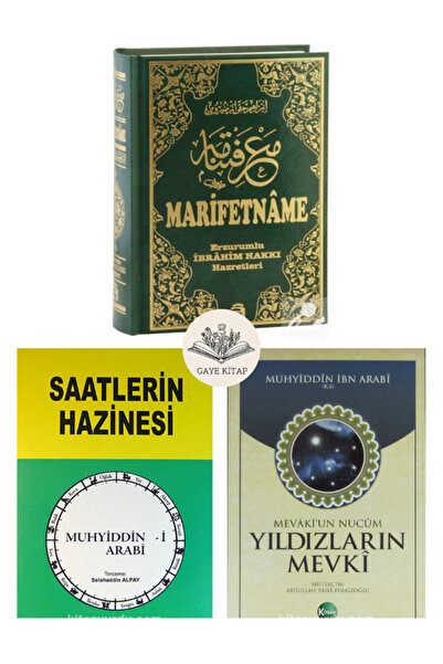 Alem Yayınları Marifetname - Saatlerin Hazinesi - Yıldızların Mevki ( 3 Kitap...