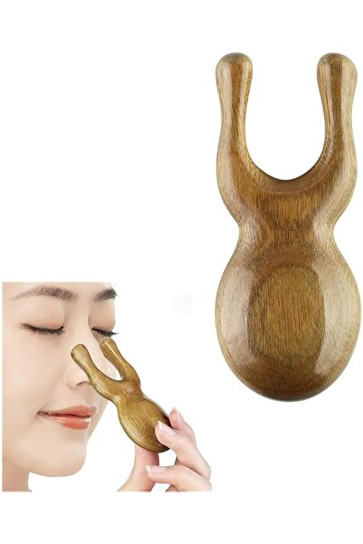 HOFEESEA Wooden Gua Sha Facial Tools,Green Natural Sandalwood Wood Massage To...