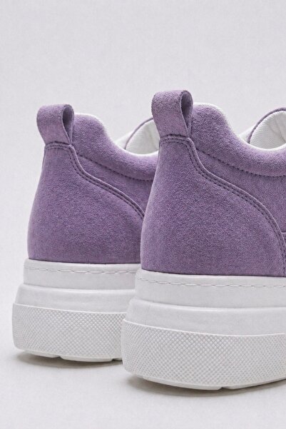 İX CloudLift Kadın Gizli Topuk Sneaker Süet Günlük Rahat Spor Ayakkabı Boy Uzatan 8cm