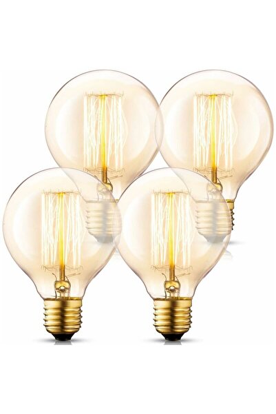 STARSTAR 4 G95 40W E27 vintage amber bulbs.