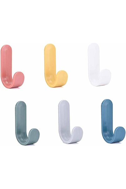 Tazweeq Adhesive Hooks, Utility Wall Key Hooks for Decorative Shelves, Towels...