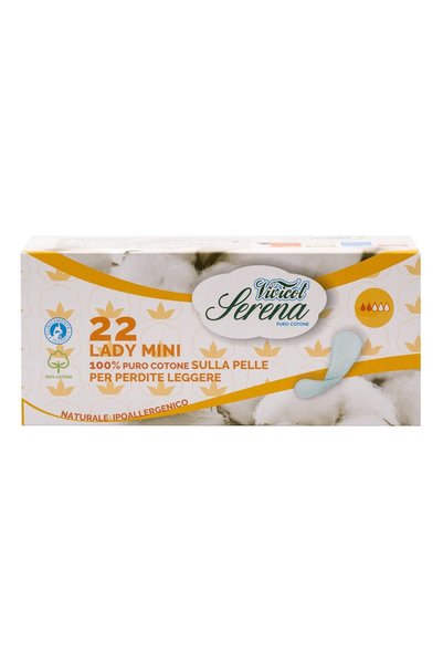 Vivicot Protej slip din bumbac - Normal - 2 picaturi ( 22buc ) - Serena Lady