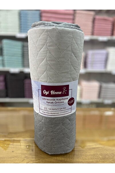 OGİ HOME yatak örtüsü kapitone çift taraflı