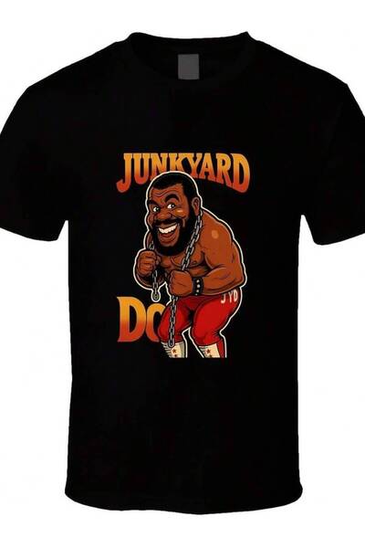 21JNRY Male Fashion Relax Fit Cool Pattern Graphic Junk Yard Dog Jyd Retro Wr...