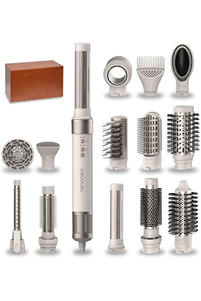 CECOTEC Ondulator Multistyler Bamba CeramicCare 14 in 1 AirGlam, placa de ind...