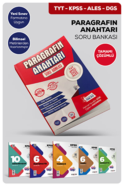 Marka Yayınları KPSS DGS ALES Paragrafın Anahtarı Soru Bankası Mehmet Nurulla...