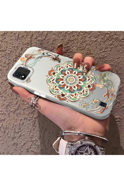 CHICASELUX Realme C11 2021 Compatible Traditional Dunhuang Motif Silicone Pho...