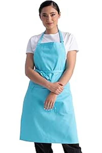 GENERAL Chef Works Unisex Butcher Apron, Black, One Size, Black, One size