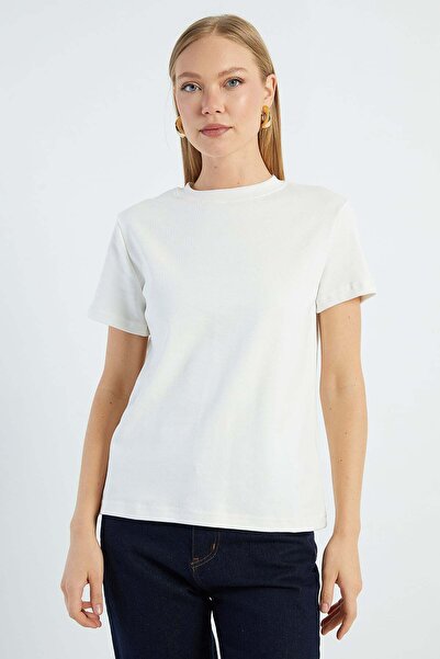 Fulla Moda Basic Crew Neck Casual T-Shirt