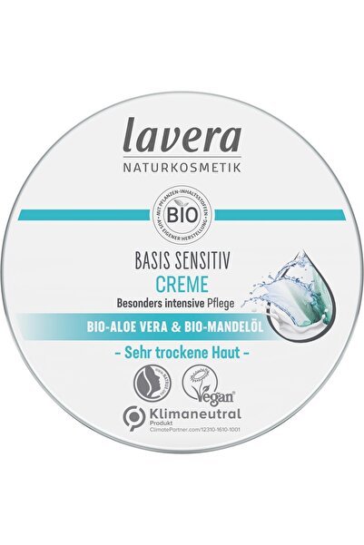 Lavera Cremă pentru piele sensibilă cu aloe vera și ulei de migdale organic, ...