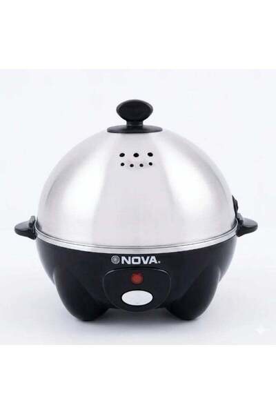 Nova Premium Electric Egg Boiler for 7 Eggs with Auto Shut-Off and Stainless ...