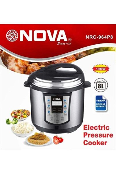 Nova 8L Electric Pressure Cooker NRC-964P8 1300W Smart Digital Pressure Cooke...