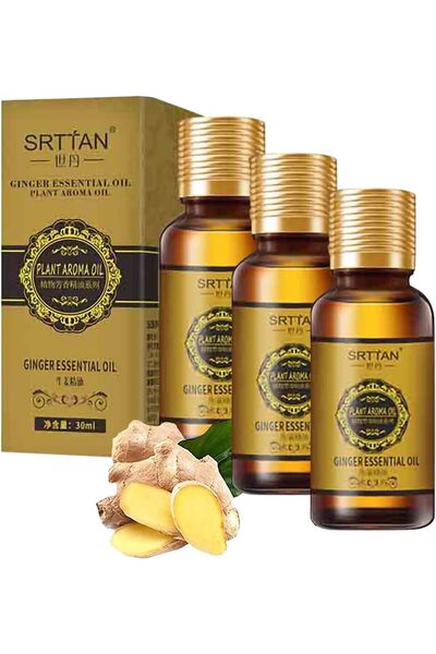 SRTTAN Ginger Oil Belly Drainage Ginger Oil BOLHGF For Lymphatic Drainage Sli...