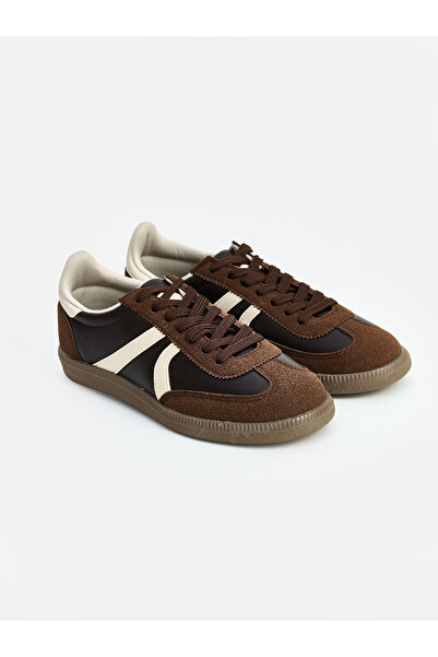 LC Waikiki Lcw Steps Brown Suede Look Women's Sneakers