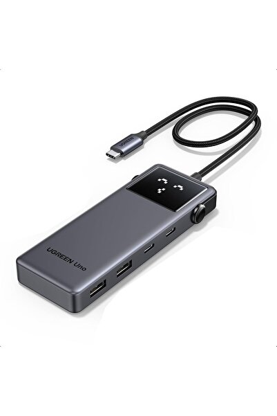 Ugreen Hub de andocare USB-C Uno 6-în-1, 2x USB-A, 2x USB-C, HDMI 4K, PD 100W...