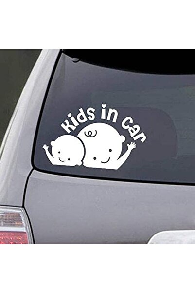 GENERAL Kids in Car Decal Baby in Car Sticker Baby on board car decal Cute Ba...