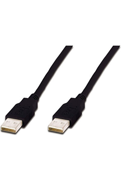 Digitus Καλώδιο USB 2.0 1,8μ Αρσενικό Α (AK-300100-018-S)