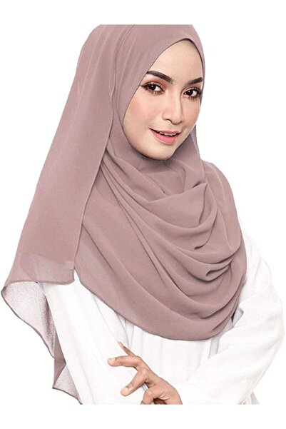 LMVERNA Solid Color Bubble Chiffon Scarf for Women Fashion Soft Hijab Long Sc...