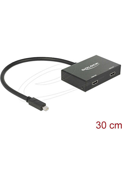 DELOCK Μετατροπέας Mini DisplayPort Αρσενικό σε HDMI Θηλυκό 1 Τεμάχιο