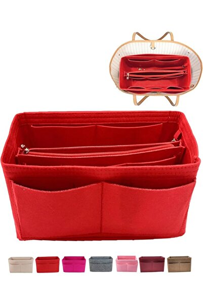 GENERAL Lmeison Purse Organizer Insert, Bag in Bag Felt Fabric Handbag Organi...