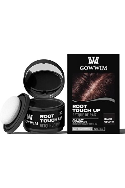 gowwim (Dark-Brown) - Hairline Powder, Hair Root Dye, Instantly Hair Colour S...
