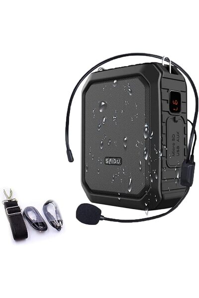 SHIDU Portable Voice Amplifier, Personal Voice Amplifier 18W with Wired Micro...
