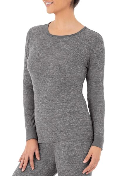 Fruit of the loom womens Micro Waffle Premium Thermal Underwear Tee Shirt Paj...