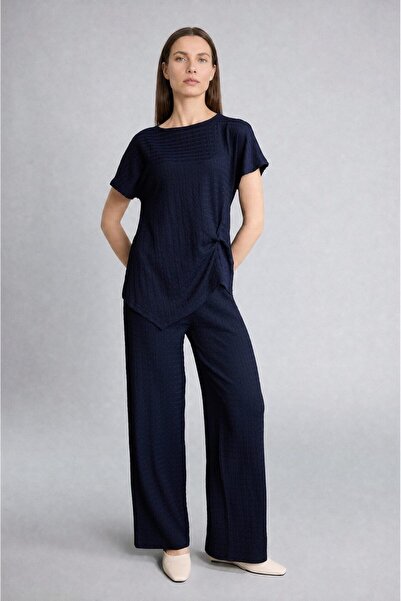 DeFacto Straight Fit Straight Leg Wrinkled Trousers G2919Ax26Au