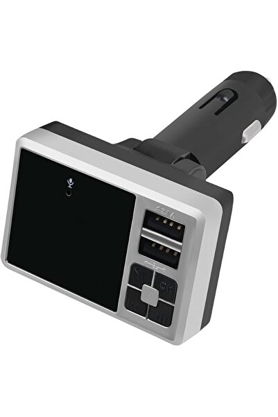 Datazone جهاز إرسال راديو FM لاسلكي للسيارة بتقنية بلوتوث مع شاحن USB مزدوج س...