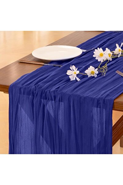 GENERAL Socomi Cheesecloth Table Runner 10ft Gauze Boho Rustic Dusty Pink Che...