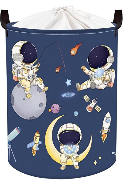 Clastyle 45L Rocket Astronaut Nursery Laundry Hamper for Bedroom Collapsible ...