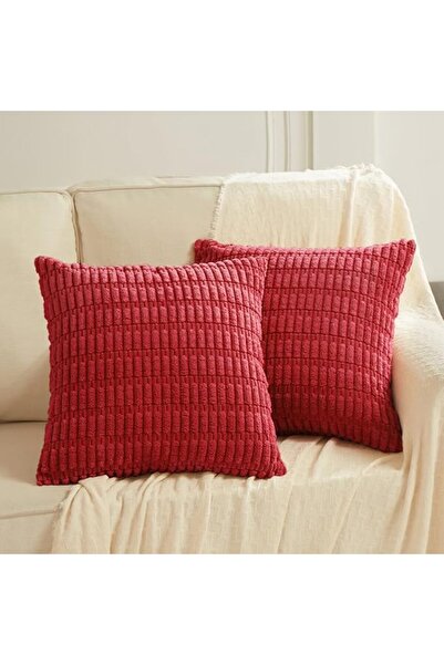 Fancy Homi 2 Packs Dusty Blue Decorative Throw Pillow Covers 18x18 Inch for L...