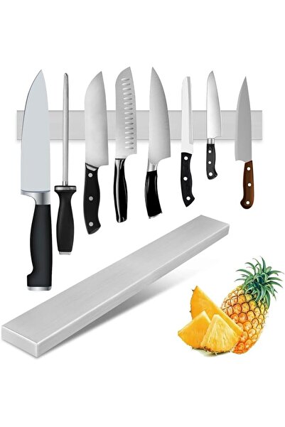 MgbButik Magnetic Knife Holder| Stainless Steel Knife Bar with Multipurpose U...