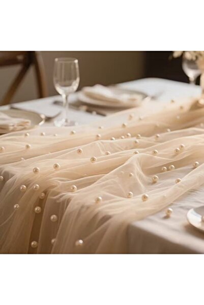 Generic Brand Pearl lace tablecloth - Holiday decoration - Customizable size ...