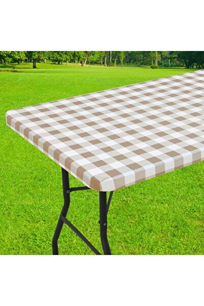 Morvena Picks Față de masă de picnic din vinil laminat, elastică, impermeabil...