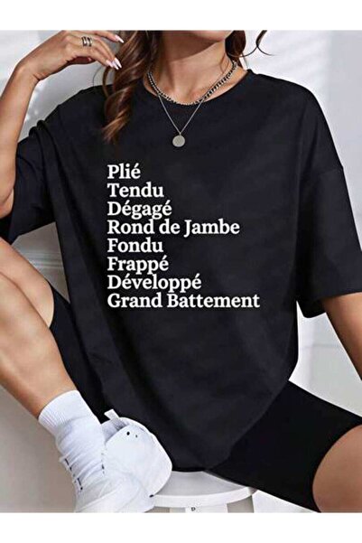 23ERVA Terms, Women's Dance Moves Text Design, Pure Cotton T-Shirt, Casual We...
