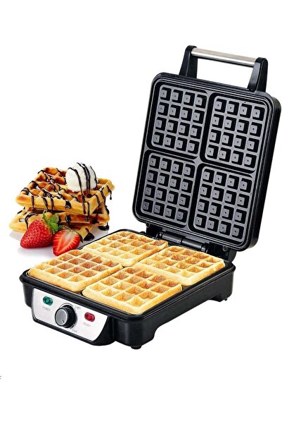 Arabest 4 Slice Electric Waffle Maker,1100W Non-Stick Belgian,Adjustable Temp...
