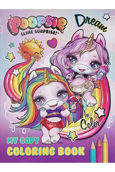 GENERAL Poopsie Slime Surprise! A4 Coloring Book For Kids - Mod 36