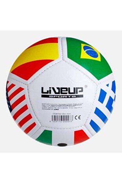 OEM Minge de Fotbal Alba cu Model Steaguri Tari Nr.2