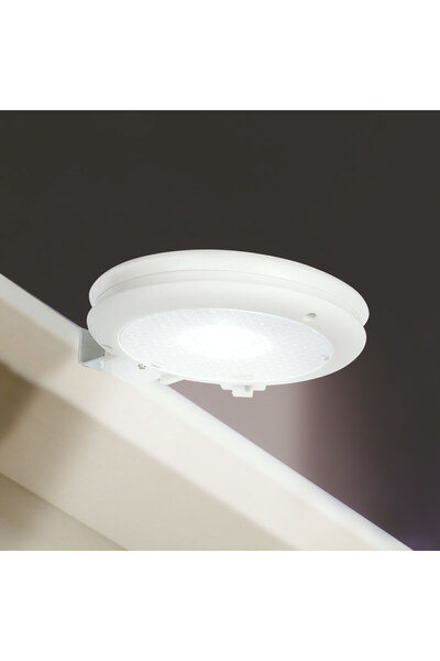 Alista Home Lampă solară de perete pentru jgheab LED SMD, 11 cm, 3 LED-uri al...