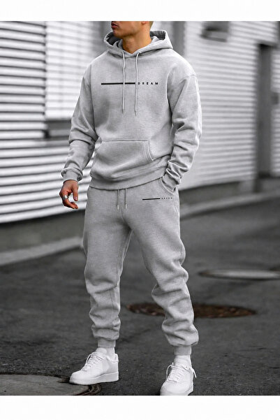 PAVRO Sweatshirt Tracksuit Set Oversize Shaped Comfortable Fit Quality Fabric...