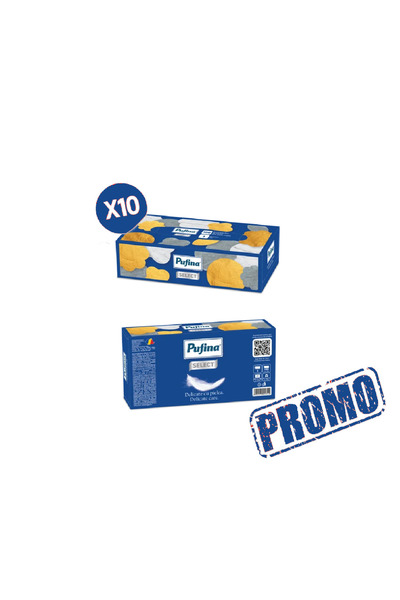 PUFINA Select facial wipes, 3 layers, 100 pieces 10pcs/set