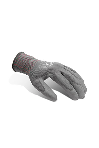 Alista Home Polyurethane protective gloves, size L, set of 12 pairs, polyeste...