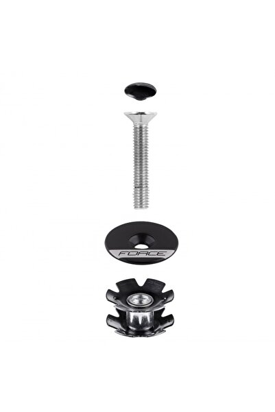 Force AHEAD Piuliță stea pentru furcă 1 1/8 ", Negru